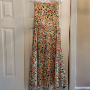 Molly brand strapless floral dress